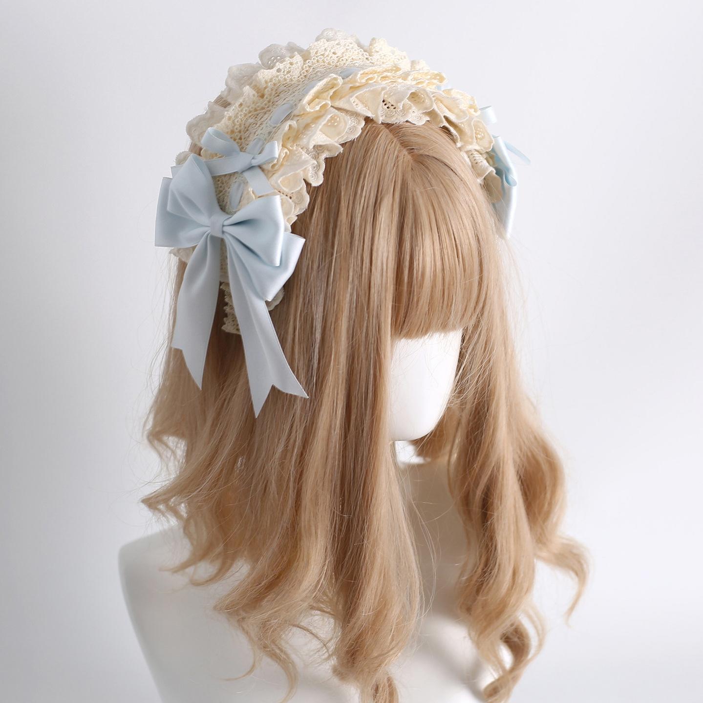 Little Butterfly - Sweet Lolita Headdress Set, Lace & Bows KC