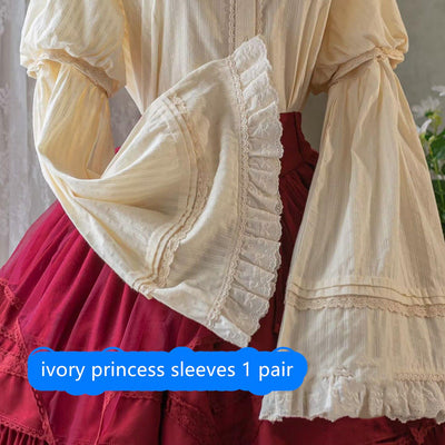 (Buyforme)Uncle Wall Original~Rich Girl~Elegant Lolita SK and Shirt S ivory princess sleeves 1 pair 