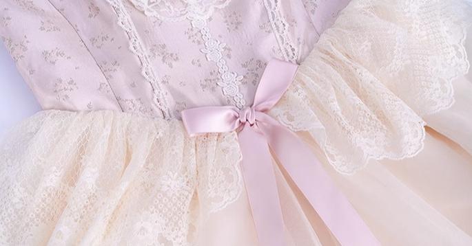 Mademoiselle Pearl~Silk Ballet~Wedding Lolita JSK Dress Princess Ballet Dress   