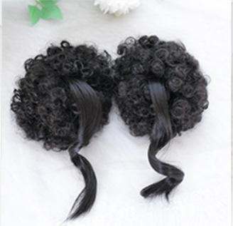 Dalao Home~Lodo~Natural Irregular Short Curly Wig lodo moonlight natural black flower cluster-1 pair  