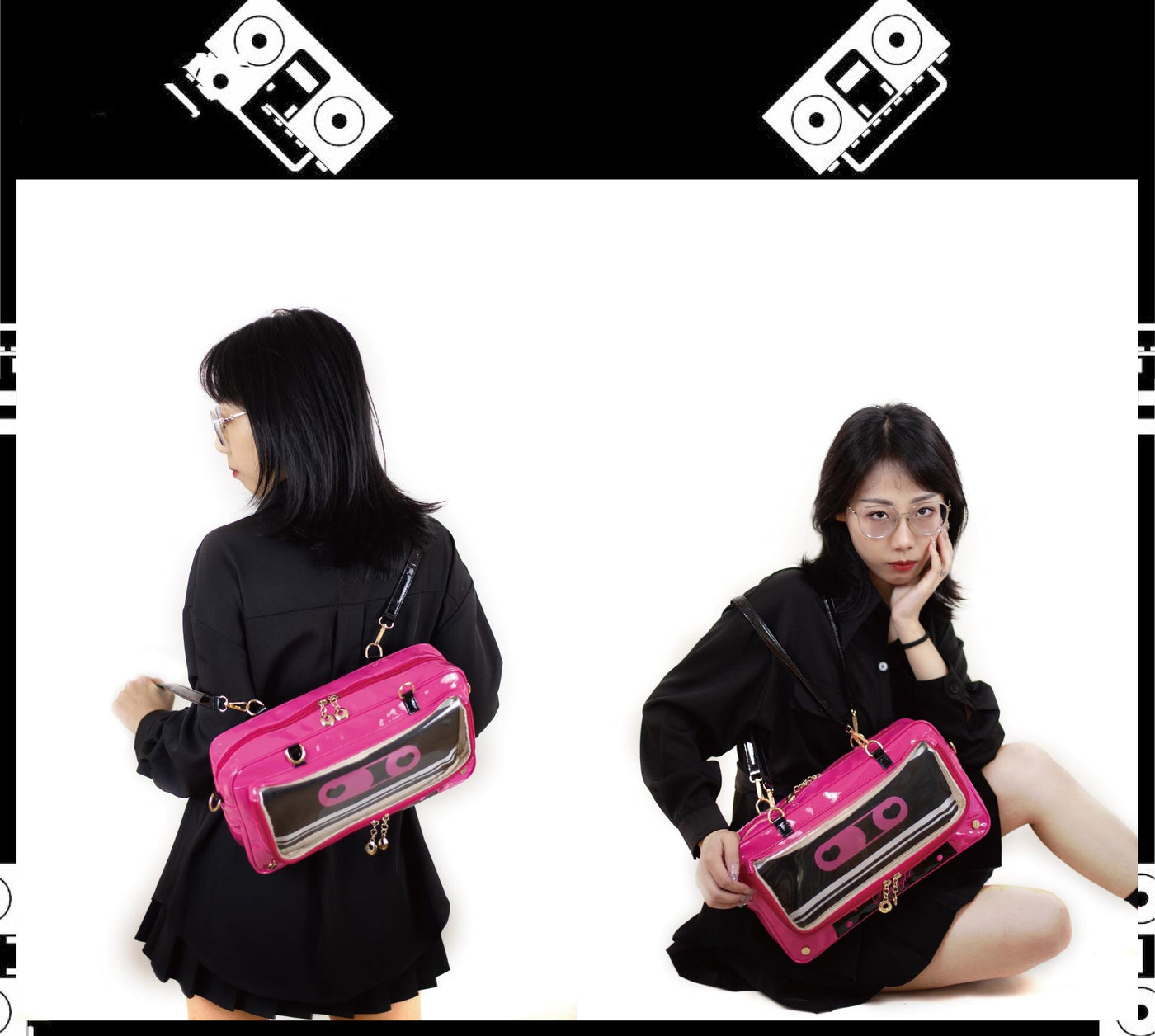 Daylight~Square Magnetic Ita Bag Lolita Fashion Handbag   