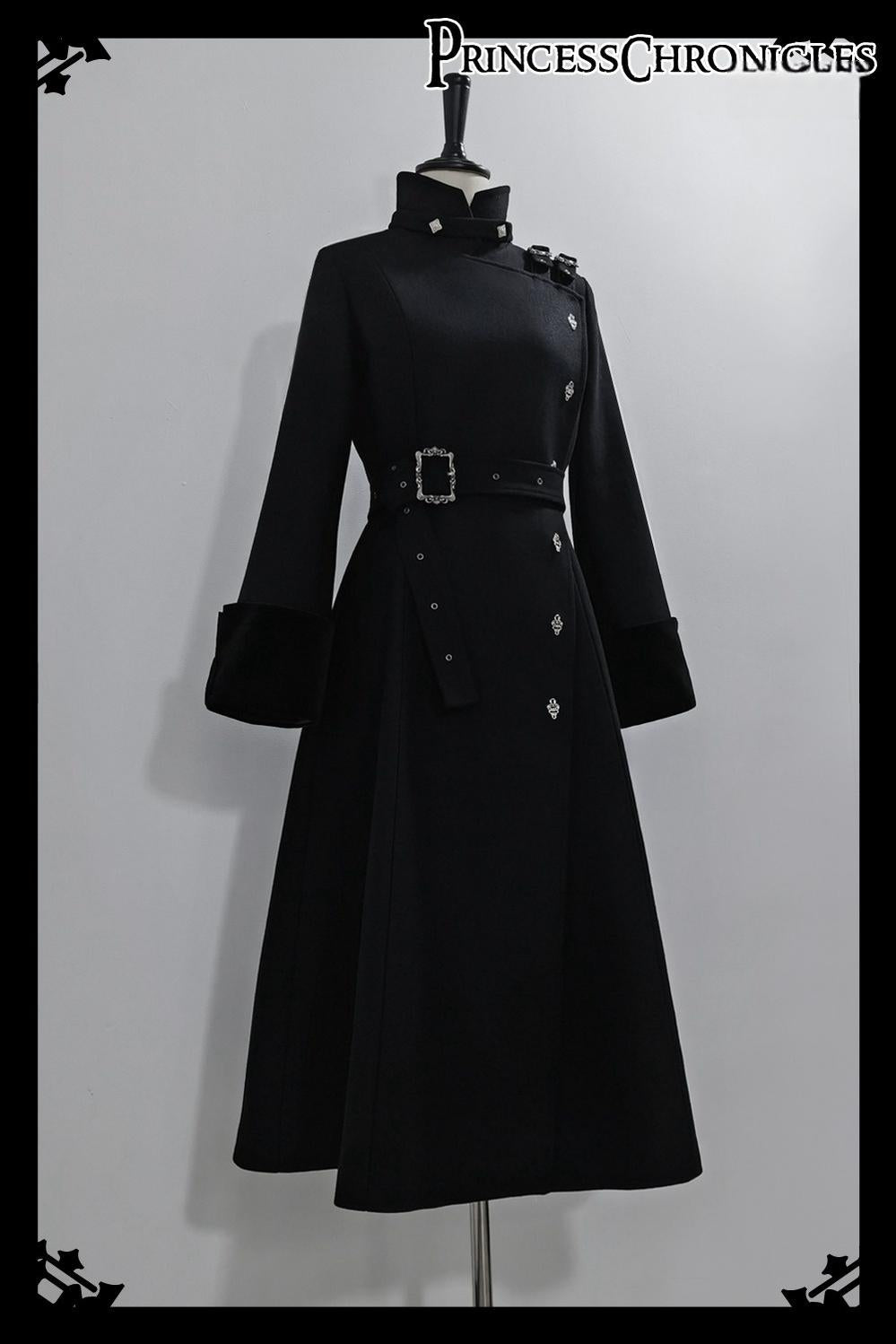 Princess Chronicles~Breakwave~Ouji Lolita Overcoat Retro Single-Breasted Handsome Coat