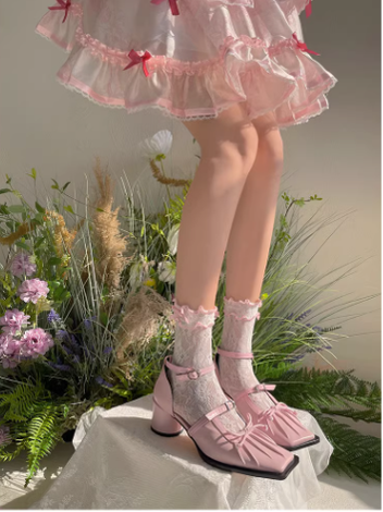 WAGUIR - Kawaii Lolita Thin Lace Socks