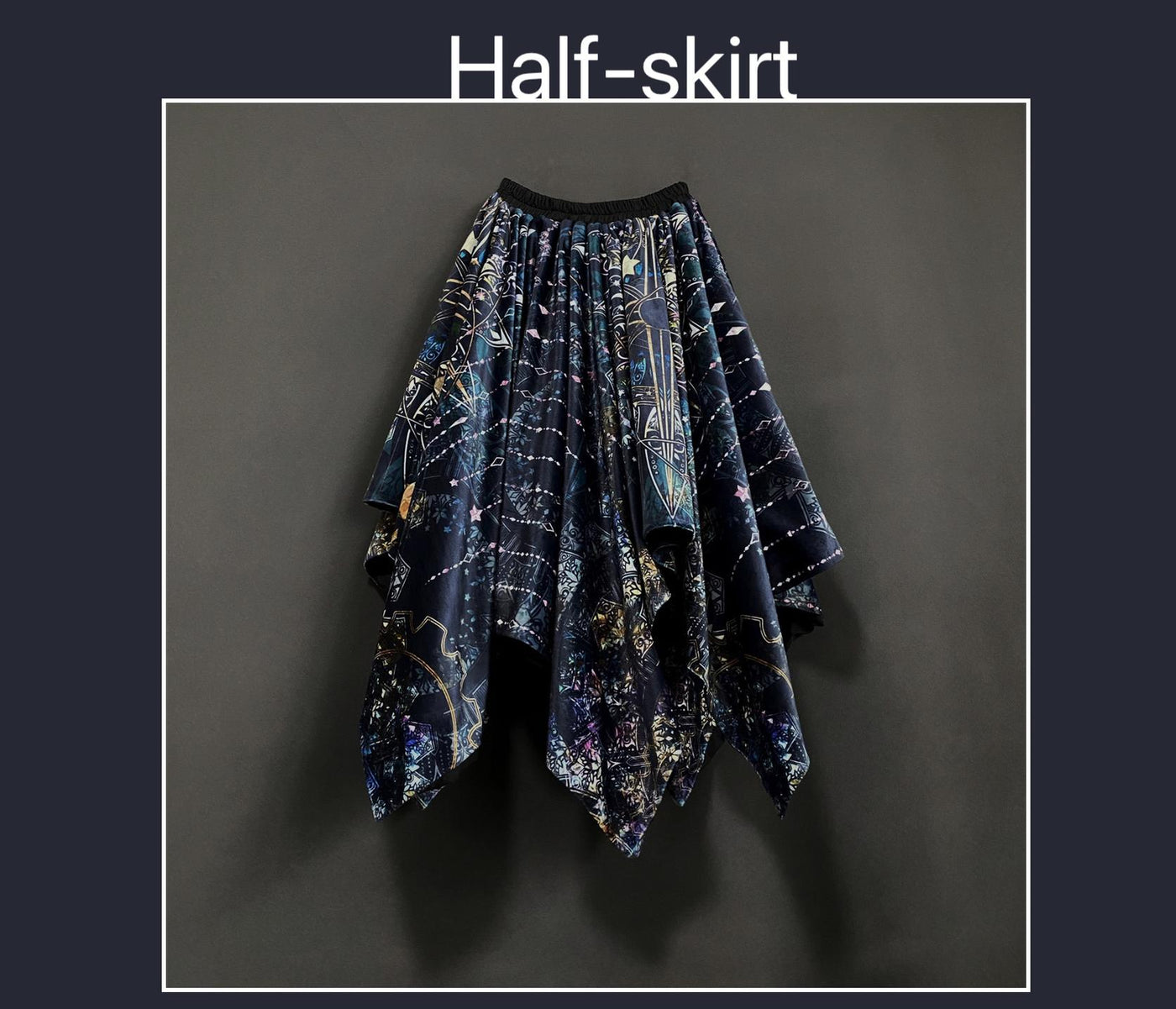 Susin Lolita～Night Traveler～Gothic Lolita Three Piece Shirt+Half-Skirt+Waistband   