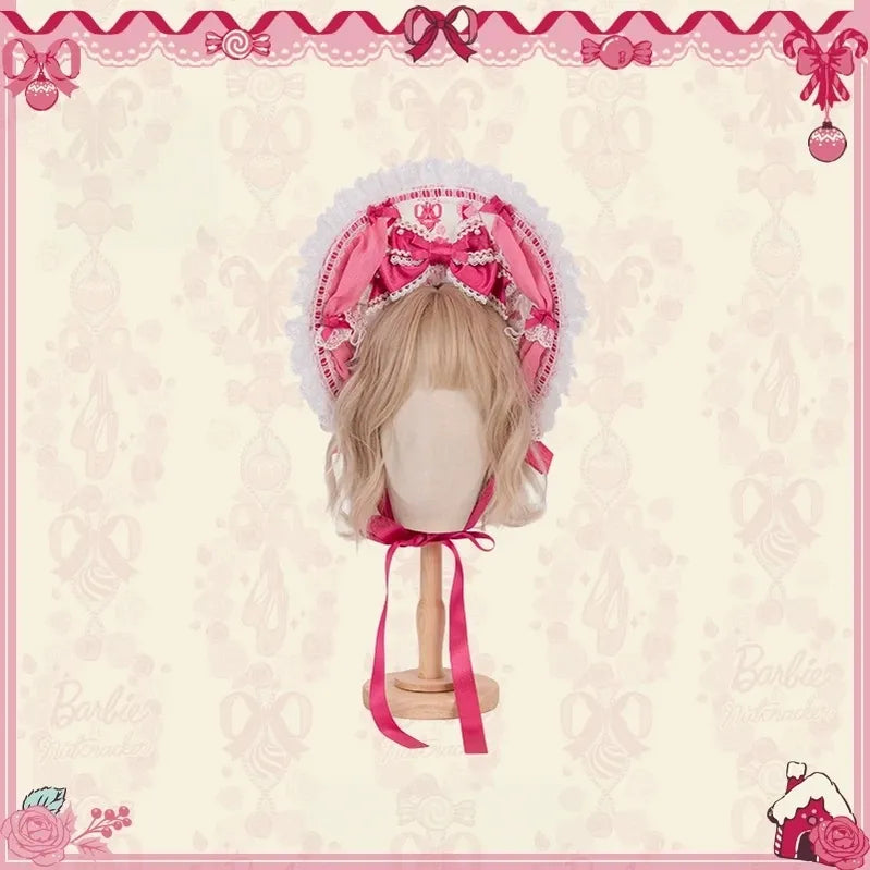 Nutcracker - IP Collaboration Sweet Lolita JSK & OP, Princess & Rose Print (L M S XL XS) 45890:866742