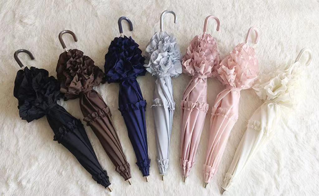 Kawaii Lolita Parasol Daily Lolita Two folded Umbrella 42Lolita Kawaii Lolita Parasol Daily Lolita Two folded Umbrella 42Lolita