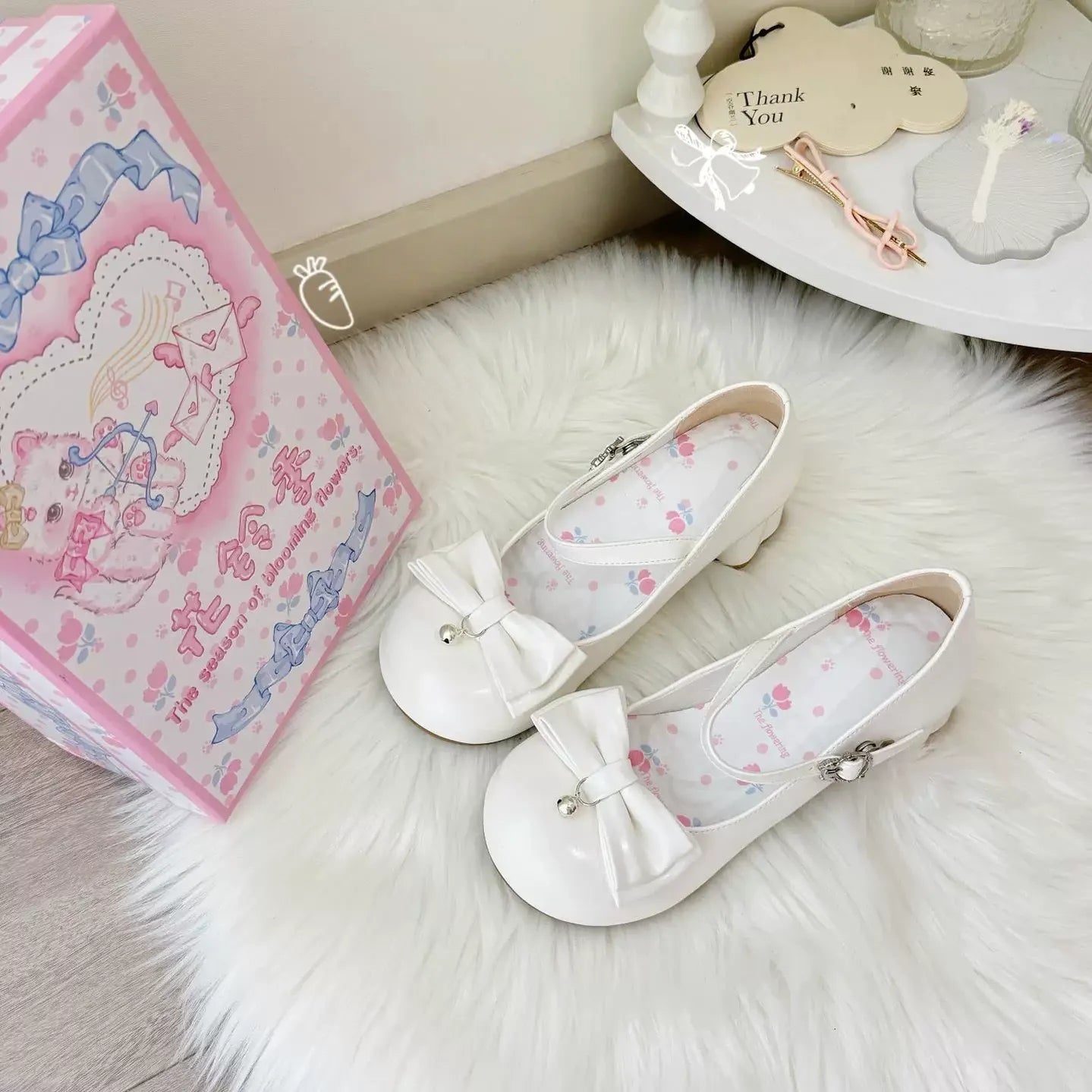 Dingbell Bunny - Sweet Lolita Round Toe Shoes, Cat Paw Heel (34 35 36 37 38 39 40 41) 45672:858071