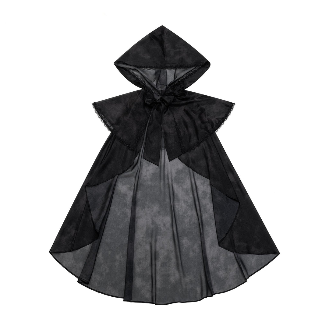 Sing a lullaby for you~Believer~IP Collab Gothic Lolita OP Dress Set Printed Hooded cape   