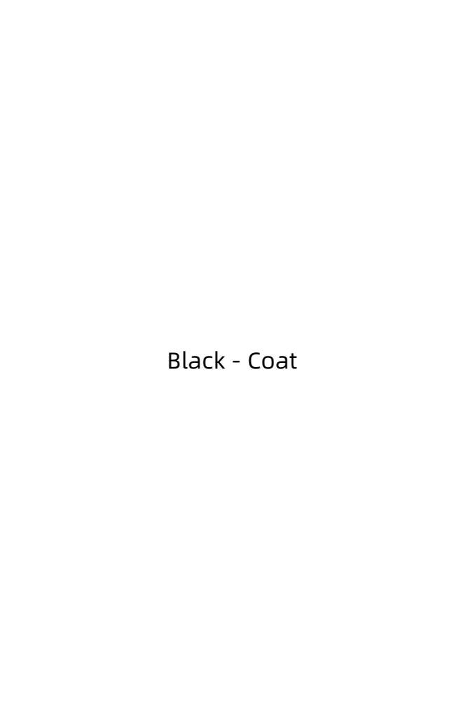 Winter Birch - Classic Lolita Slim Fit OP Dress, Standing Collar Black - Coat S