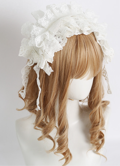 Xiaogui~XG~Sweet Lolita Lace Headdress   
