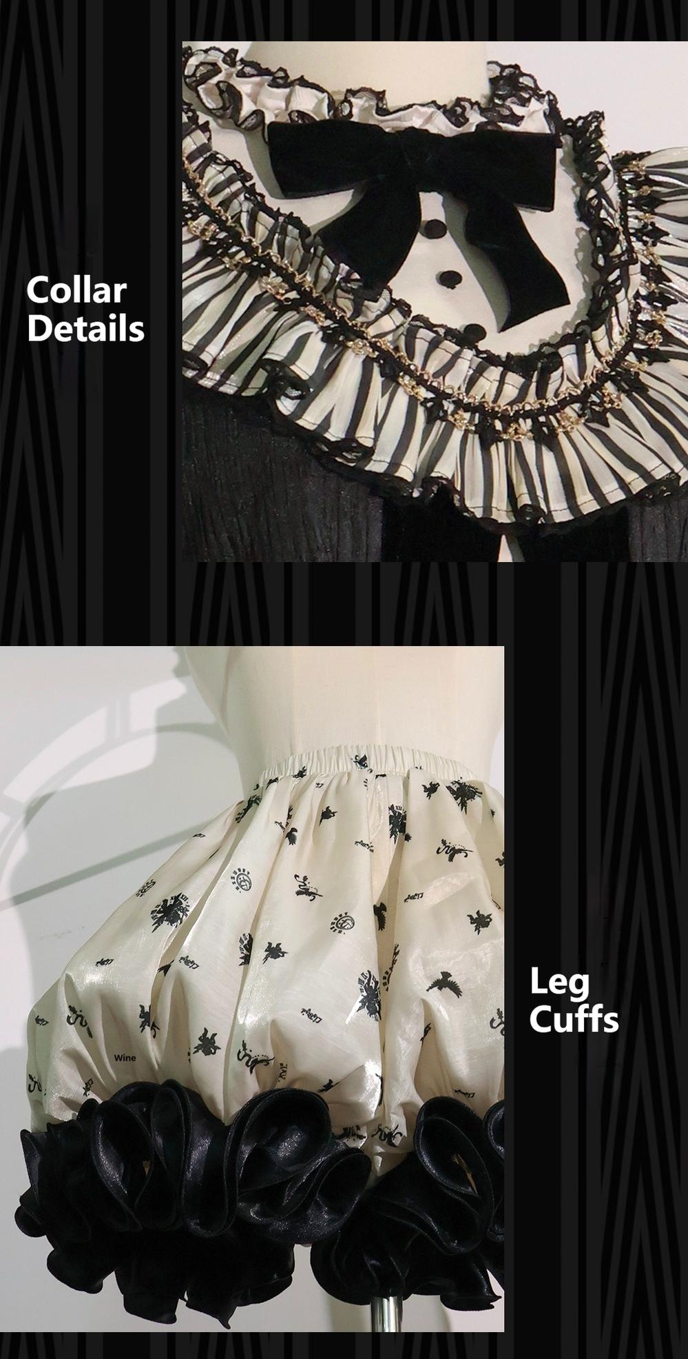 LizBird - Bizarre Toy Box - Halloween Gothic Lolita Skirt Suit Goth Shirt and Bloomers 41912:718738