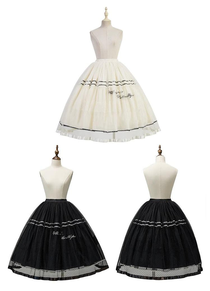 Nuit De Cellophane~Wild Swan~Elegant Lolita Dress Suit with Swan Embroidery 42064:725455