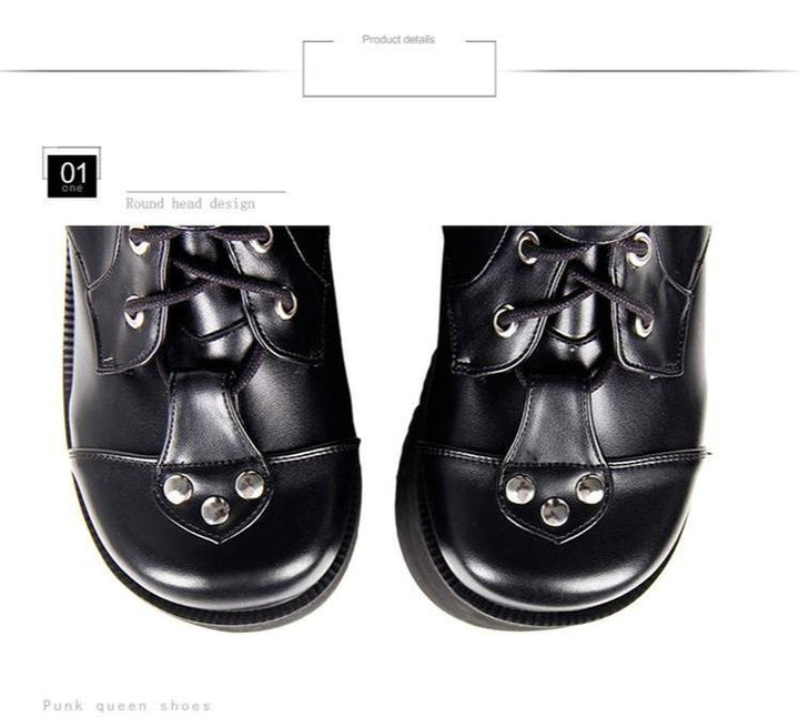 Angelic imprint~Customized Gothic Lolita Shoes Punk Boots 20CM Platform   