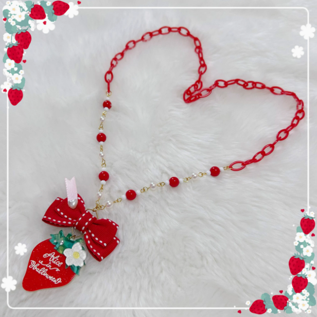 (Buyforme)Halloween Alice~Lolita Strawberry Accessory Set 14894:771554