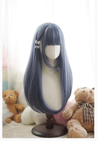 Imperial Tea~Daily Lolita Wig Matte Color Long Wigs   
