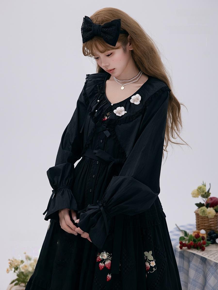 NyaNya - Four Seasons - UPF50+ Daily Lolita Light Cardigan With Embroidered Floral
