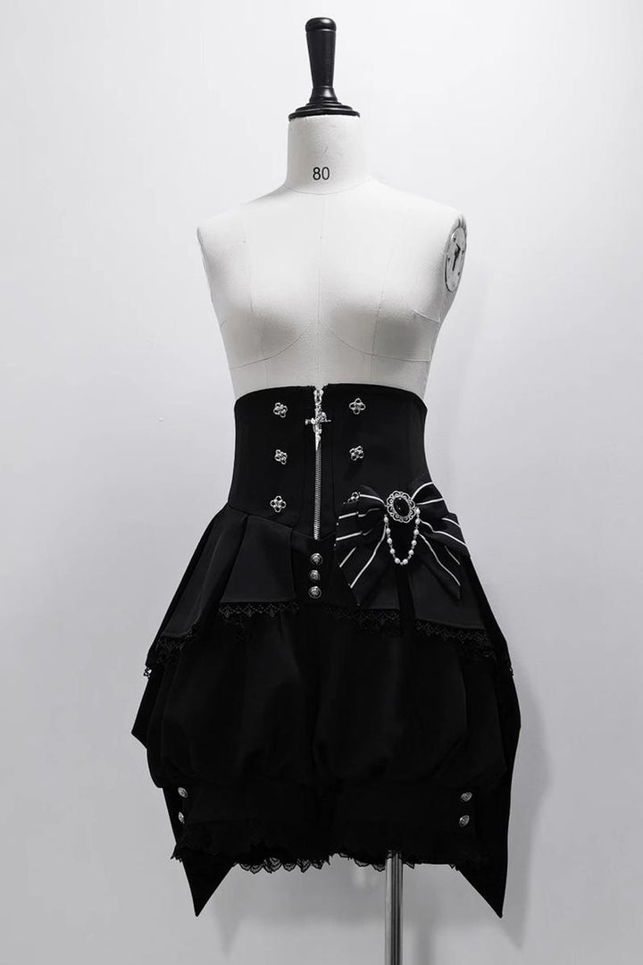 Princess Chronicles~Fancy Trick~Retro Ouji Lolita Black Shorts Dark-themed   