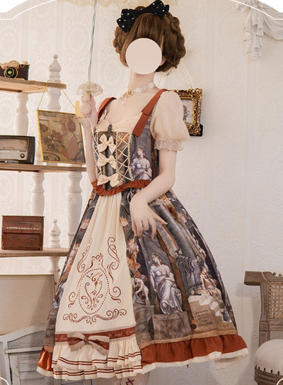 ChunLv Lolita~Constantine~Vintage  Lolita Princess Dress   