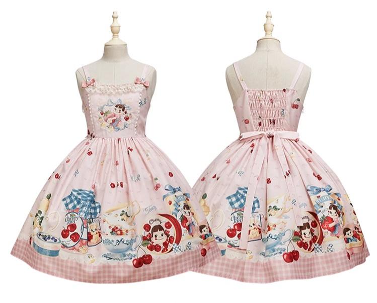 Summer Fairy~IP Collab Kawaii Lolita JSK Shirt Candy Box Hat   