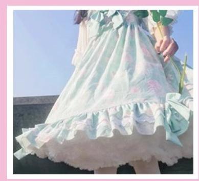 Manyiluo - Elegant Lolita A-type Adjustable Fishbone Pannier