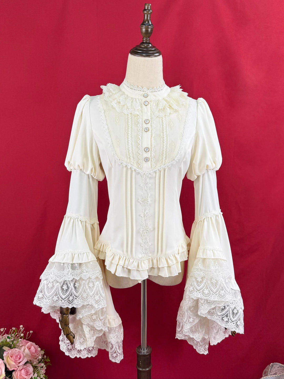 DMFS Lolita~Classic Lolita Blouse Princess Sleeves Lolita Shirt