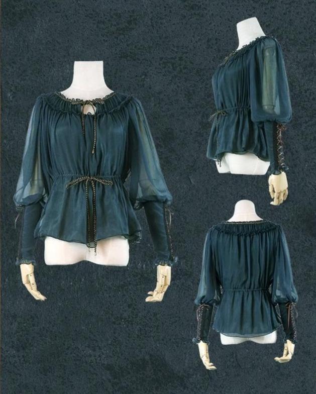 FunCcino - Ragnarok - Nordic Lamb Leg Sleeves Lolita Blouse