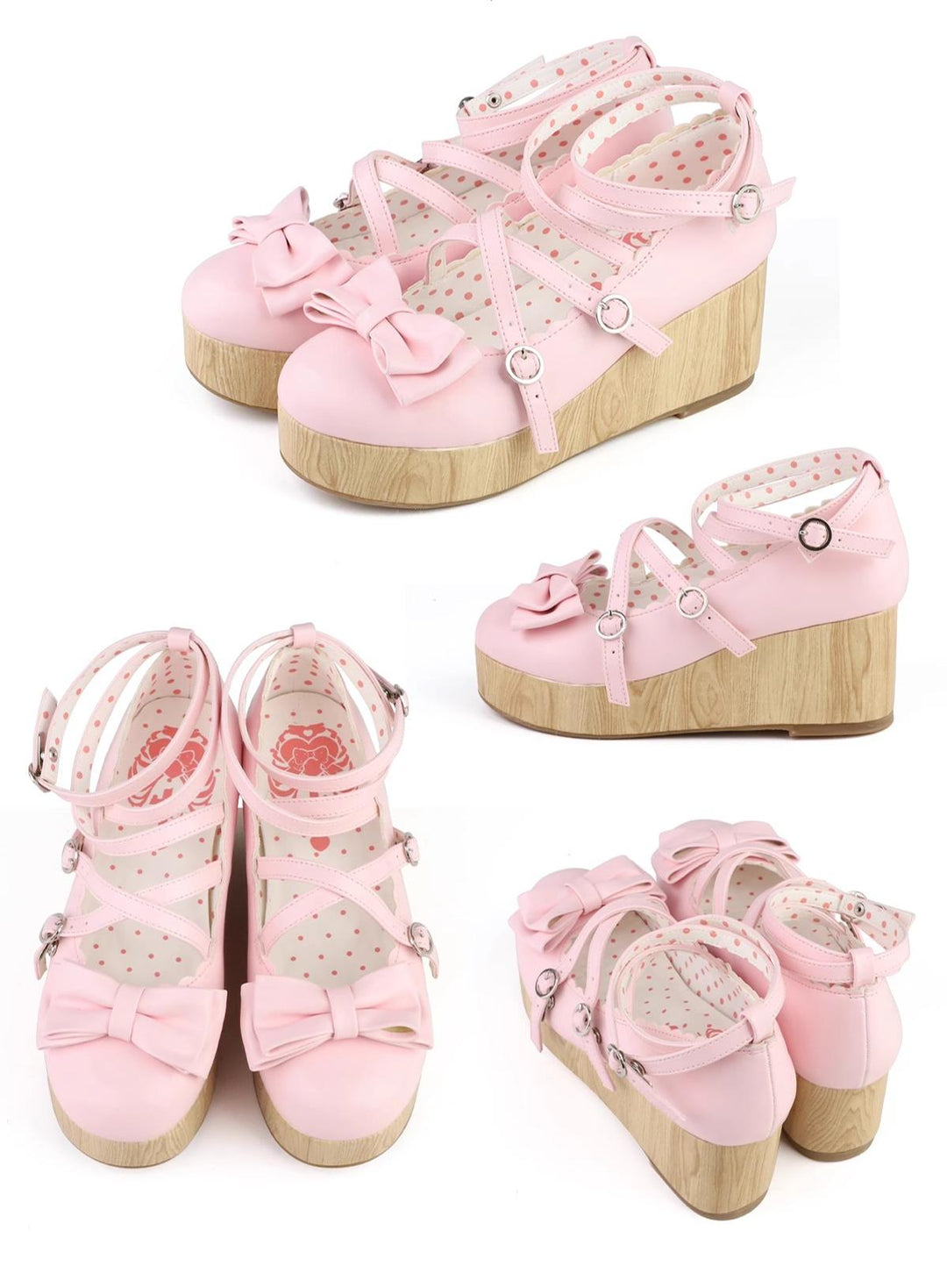 MODO~Old School Tata~Kawaii Lolita Hight Platform Shoes with Round Toe