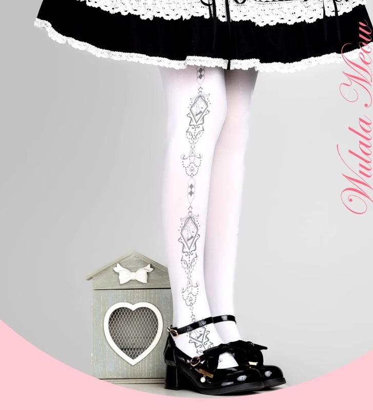 Wulala Mew~Kawaii Lolita Pantyhose Velvet Daily Pantyhose   