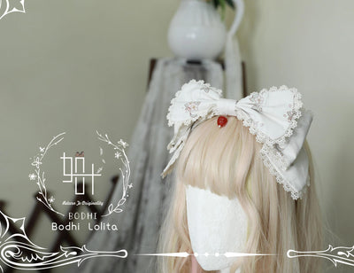 (BFM)Bodhi Lolita~Strawberry Fruit Tea~Elegant Lolita Headdress Lolita Hair Accessory   