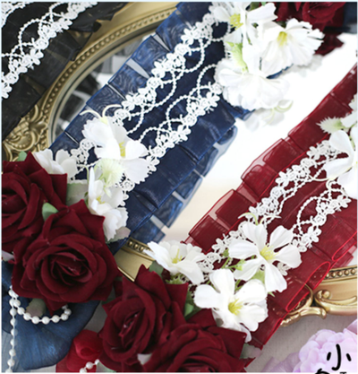 Xiaogui~Elegant Lolita Floral Lace Handmade Headband   