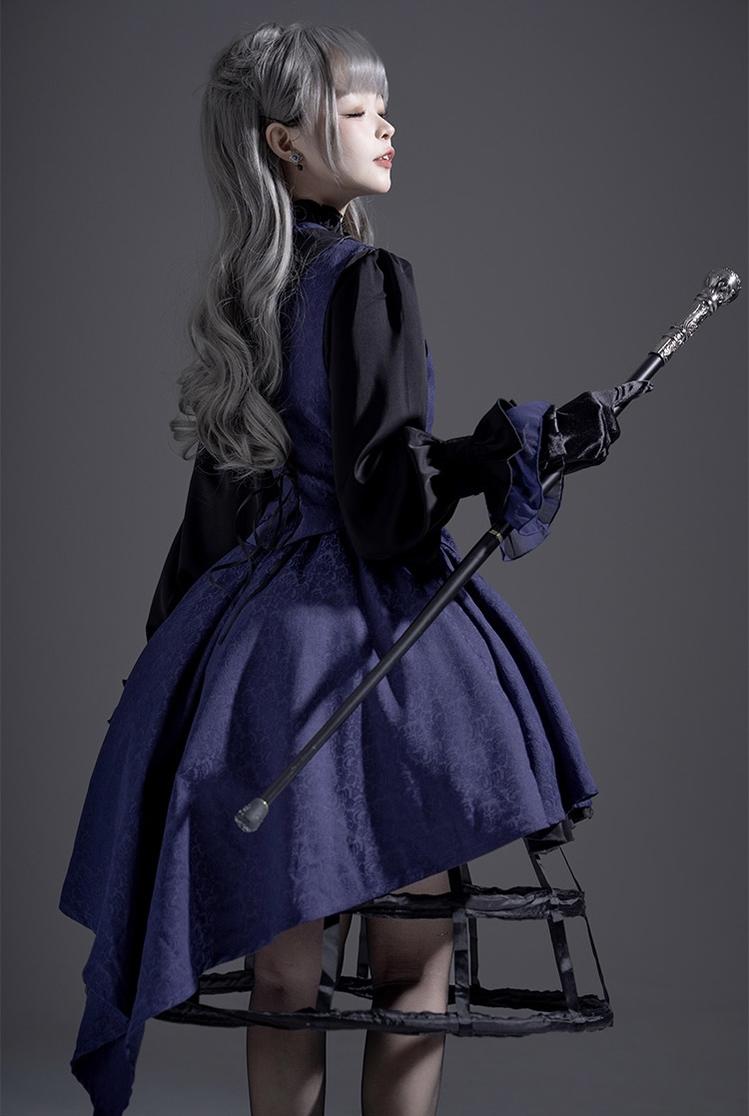 (BFM)CastleToo~Evil Twins~Ouji Lolita Dress Lolita Vest Shirt Shorts Skirt Set