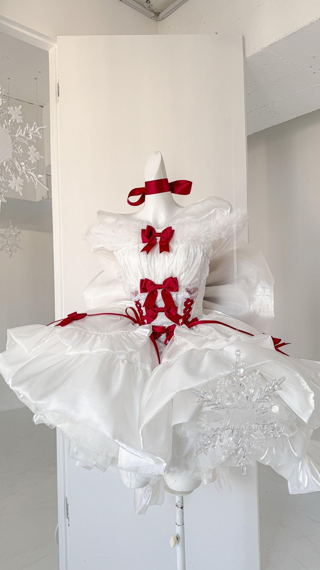 POSHEPOSE~Gorgeous Lolita Dress Outfit Christmas Jumper Dress Collection (F L M S XS) 41358:702104