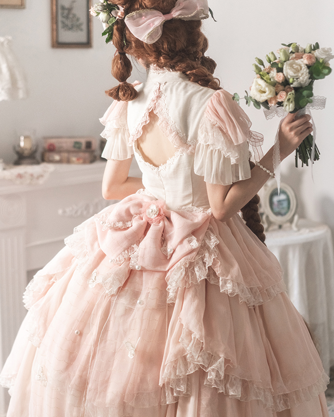 Henrietta~Look for Butterflies~Elegant Lolita Princess Dress Multicolor Custom Size   