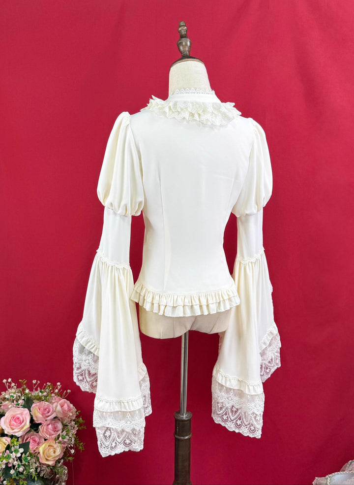 DMFS Lolita~Classic Lolita Blouse Princess Sleeves Lolita Shirt