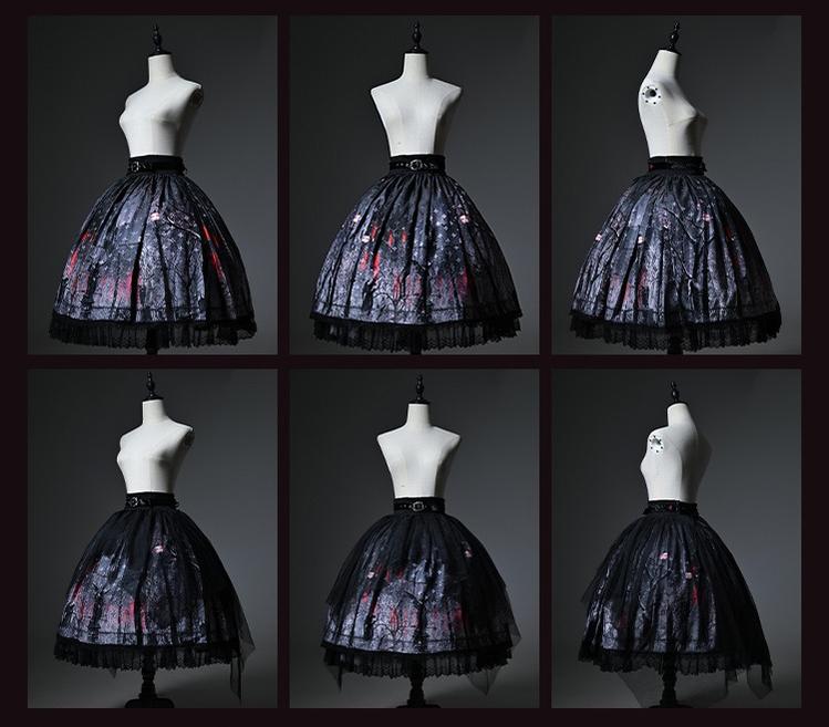 TALEBRINGER - The Sanguivorous Clan 2.0 - Gothic Lolita Coat, Blouse & SK (SK / L M S XL XS) 44090:794639