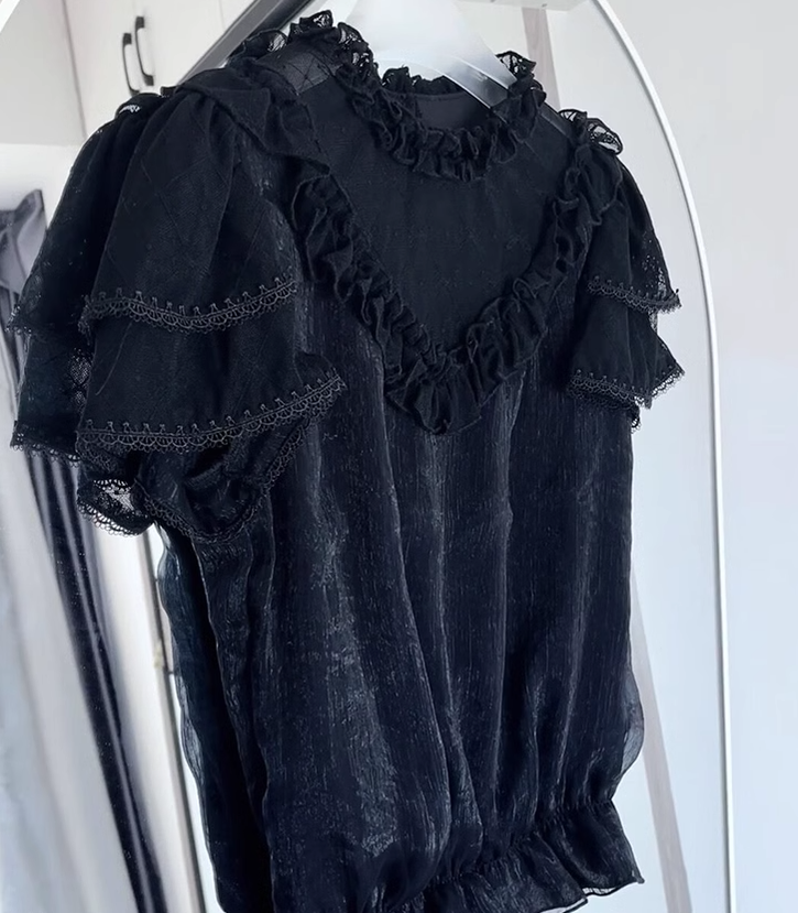 Sakurada Fawn - Plus Size Lolita Short Sleeve Shirt