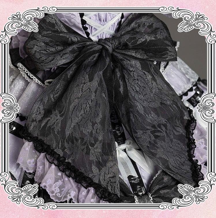 Puppets and Doll - Dream Bow - Bow Decoration Voile Gorgeous Lolita JSK 43464:777051