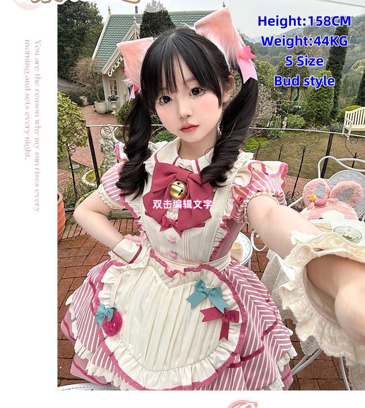 Sakurahime~Berry Bubble~Cute Lolita OP Dress Two Kawaii Styles   