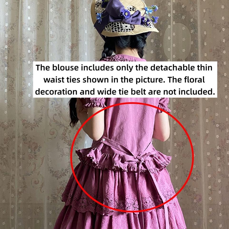 Miss Point - Forest Waltz - Classic Lolita Blouse & Multi-Tiered Ruffles SK 44233:800092