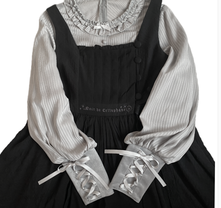 Little Dipper~Elegant Lolita Mutton Sleeve Blouse Multicolors   