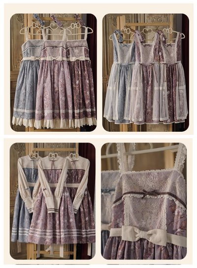 (Buyforme)NyaNya~ Lapland Forest~ Lolita Elegant Vintage Floral JSK OP Dress   