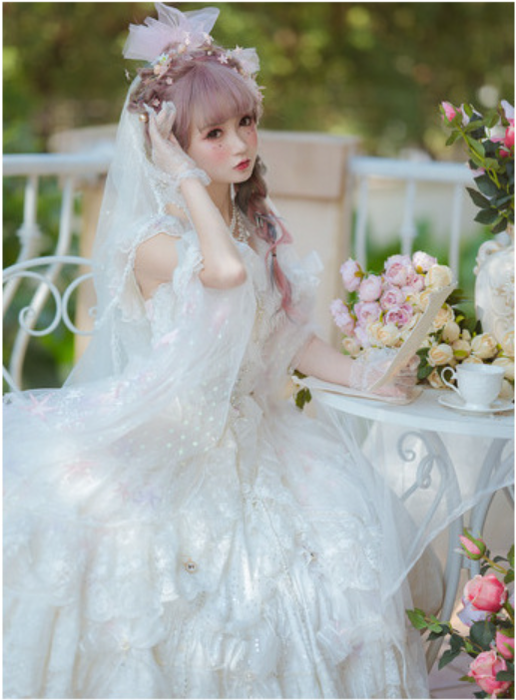 Cat Fairy - Glaze Illusion - Magnificent Wedding Lolita Tea Party Dress
