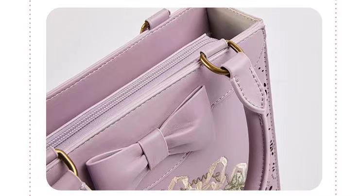 Momo~Loire Vineyard~Country Lolita Heels Shoes PU Handbag 32668:410470