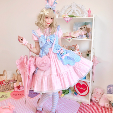 Fluff Mollie~Split Pea Breakfast~Kawaii Lolita Cotton JSK