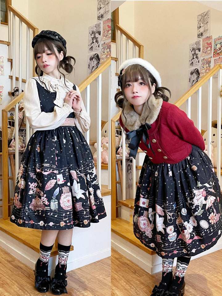 Yukines Box~Suyu Flower Sea~Elegant Lolita Dresses Floral Print JSK SK   