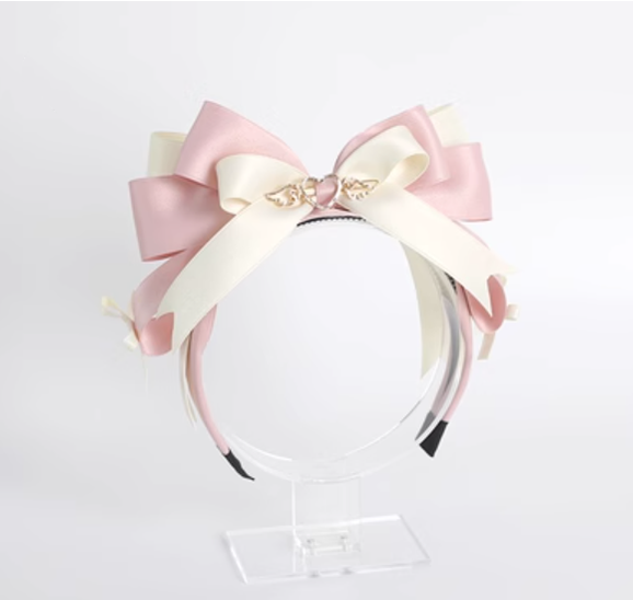 Xiaogui - Macarons Bear - Kawaii Lolita Bow Headbands and Hair Clips No.6 gorgeous with teeth hair hoop