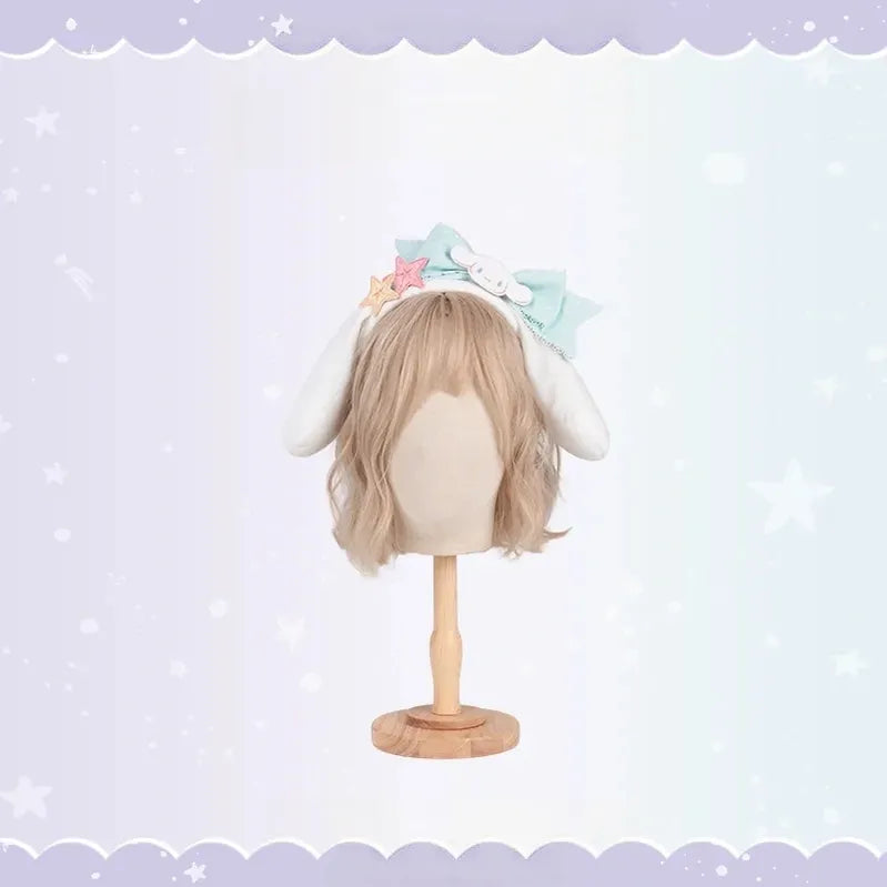 Cinnamoroll Ocean Fantasy - IP Collab Sweet Lolita Tiered JSK & OP Dress, Cinnamoroll Print (L M S XL XS) 45995:871849