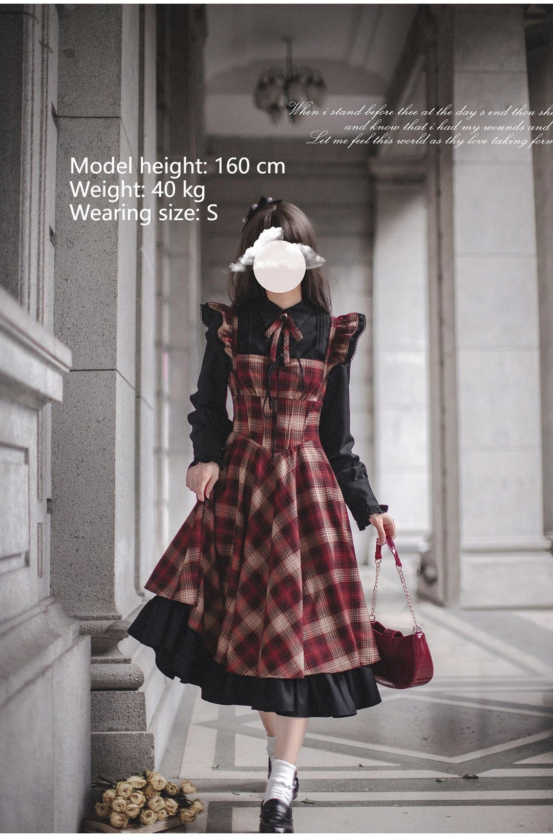 HuTaoMuJK~Madeleine~Classic Lolita JSK Suit Black Lolita Blouse and Coat