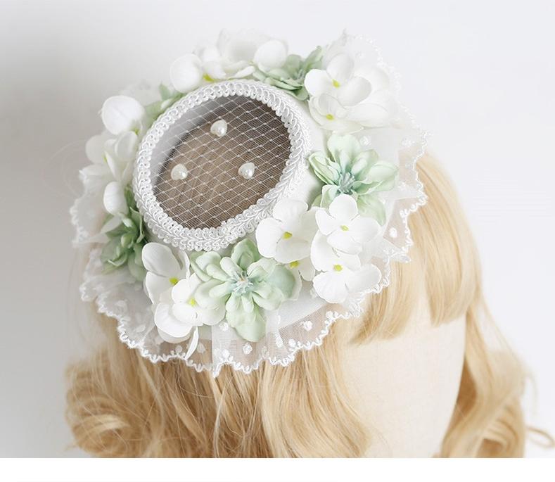 Xiaogui - Elegant Lolita Tea Party Multicolor Hat