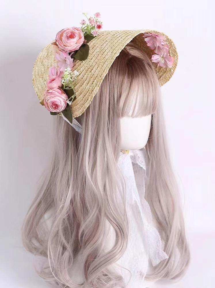 Xiaogui~Vintage Lolita Rose Charred Edge Flower BNT   